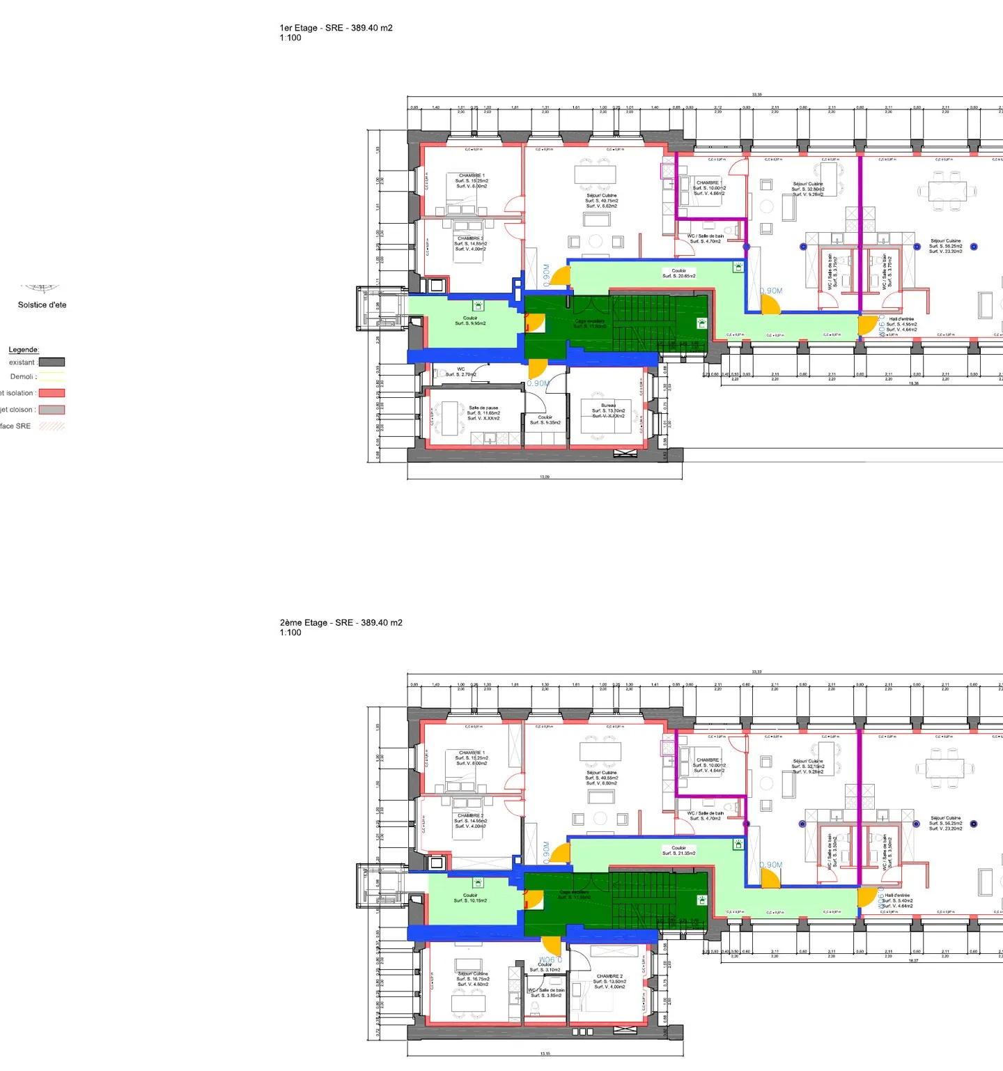 12 logements et un bureau — Rue du Commerce — vue 11 sur 14