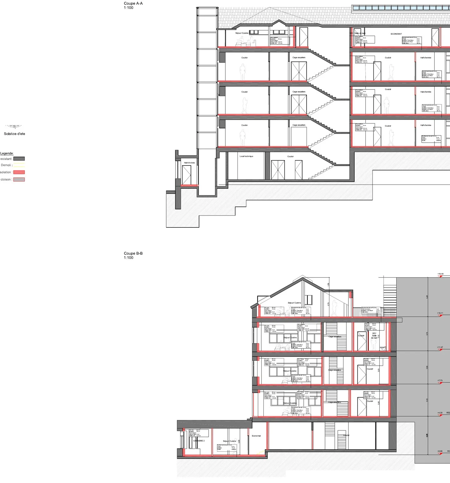12 logements et un bureau — Rue du Commerce — vue 4 sur 14
