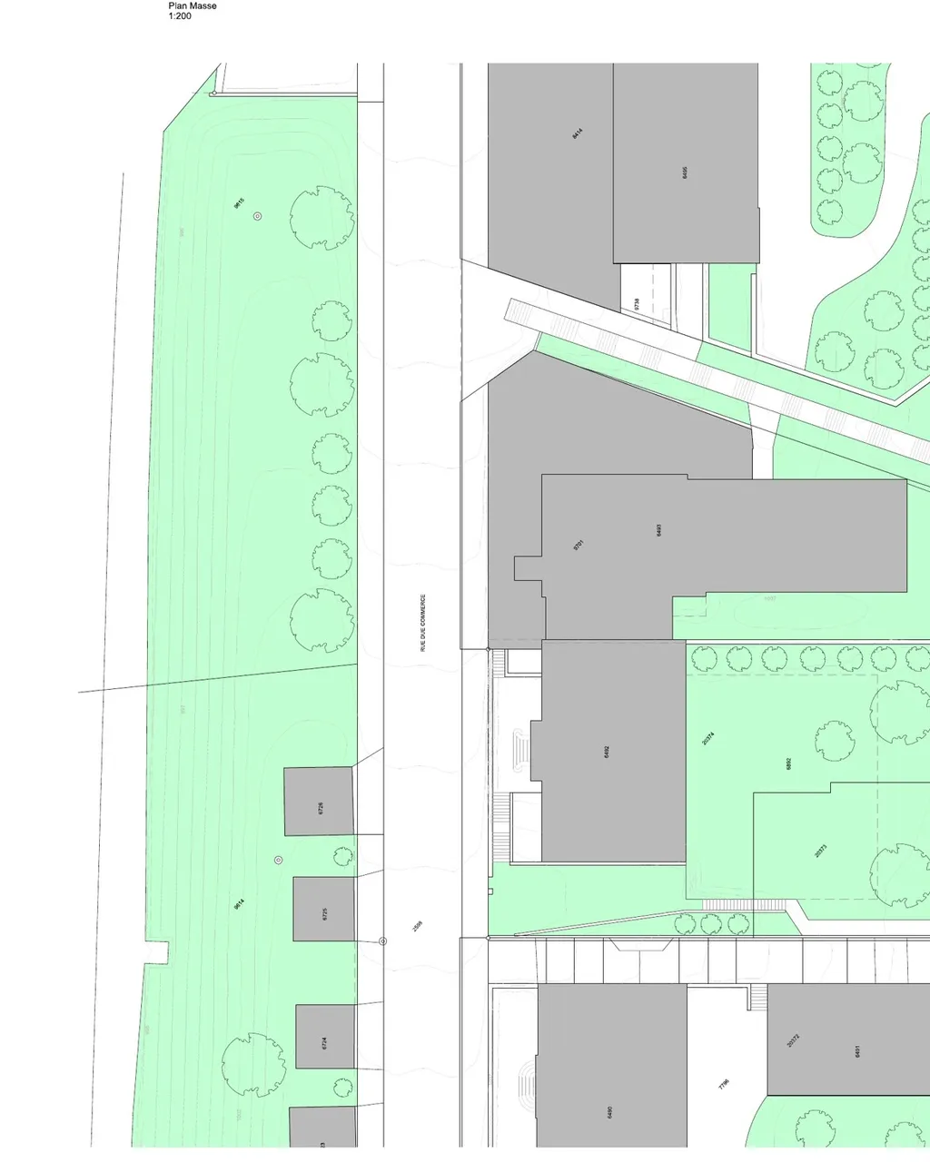 12 logements et un bureau — Rue du Commerce — La Chaux-de-Fonds