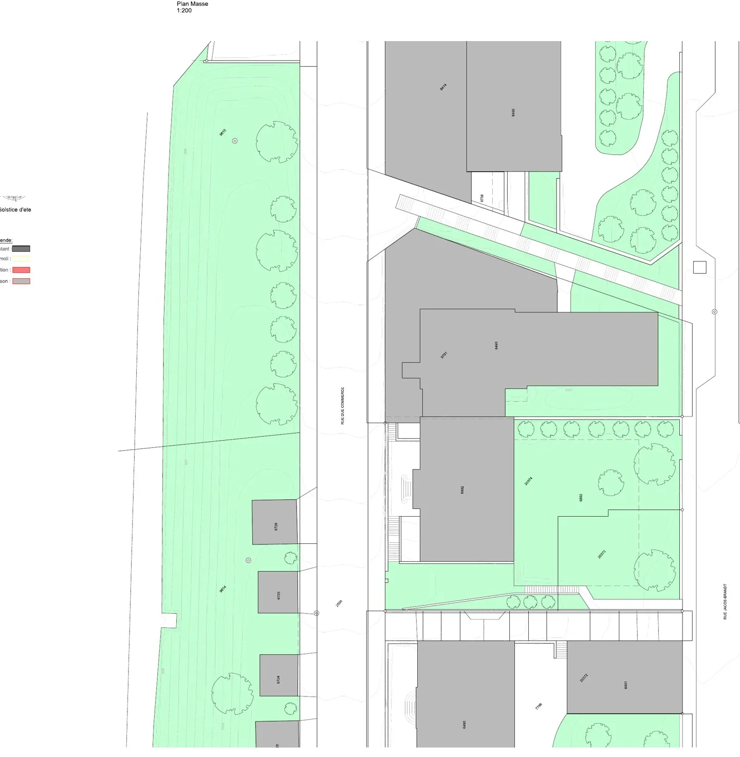 12 logements et un bureau — Rue du Commerce — vue 1 sur 14