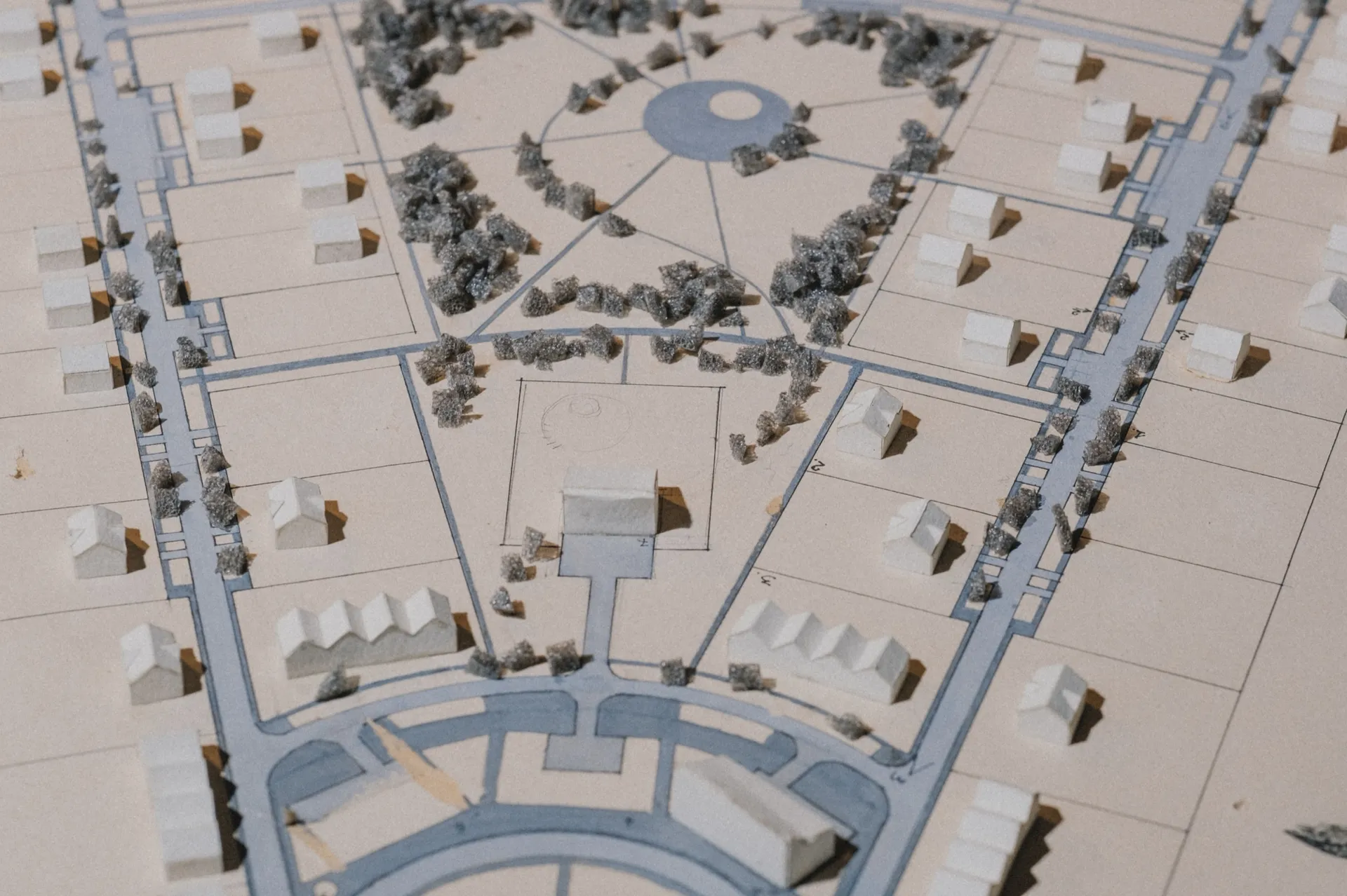 Maquette d'aménagement spatial, photo d'illustration