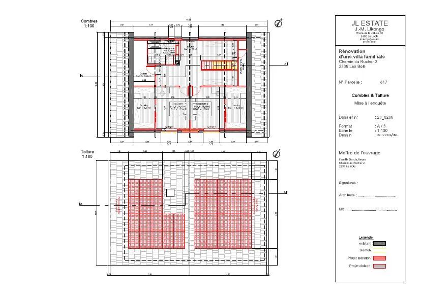Rénovation villa familiale — Les Bois — vue 4 sur 4