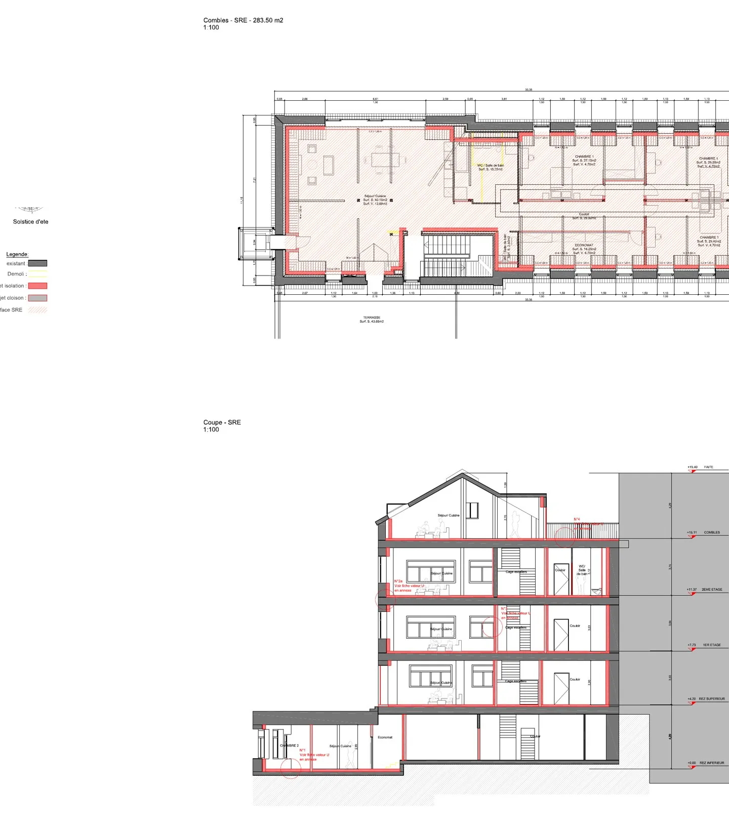 12 logements et un bureau — Rue du Commerce — vue 13 sur 14