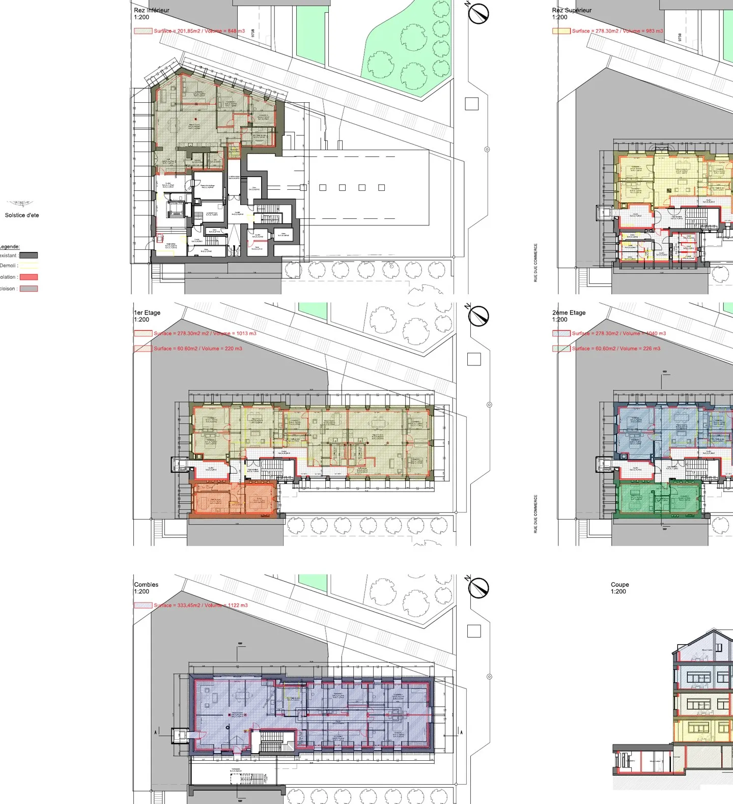 12 logements et un bureau — Rue du Commerce — vue 14 sur 14