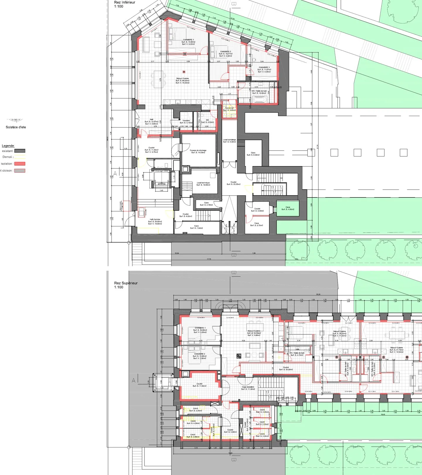 12 logements et un bureau — Rue du Commerce — vue 5 sur 14