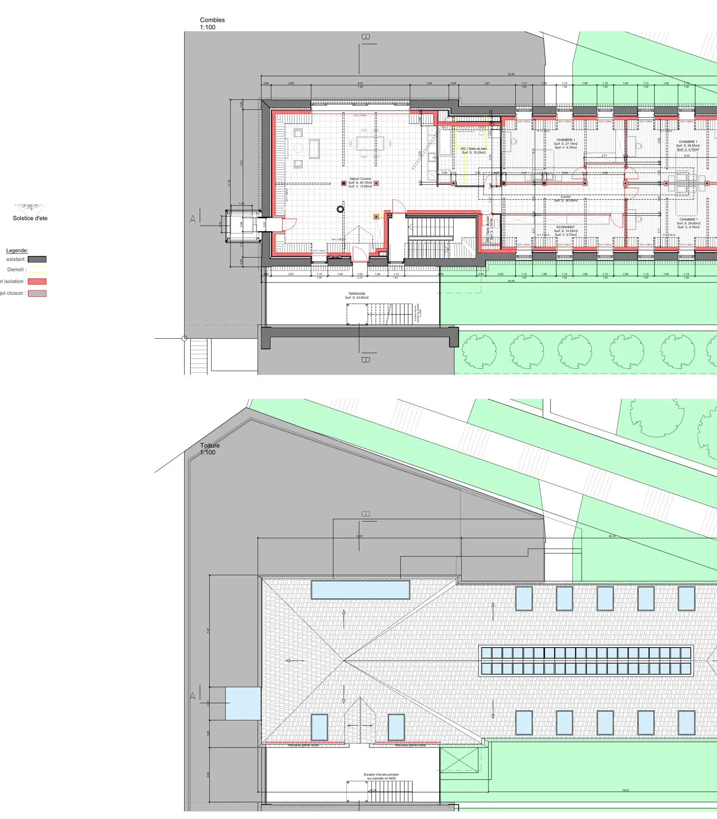 12 logements et un bureau — Rue du Commerce — vue 7 sur 14